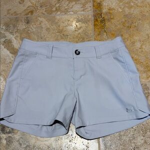Under Armour Women's Light Gray Athletic Shorts